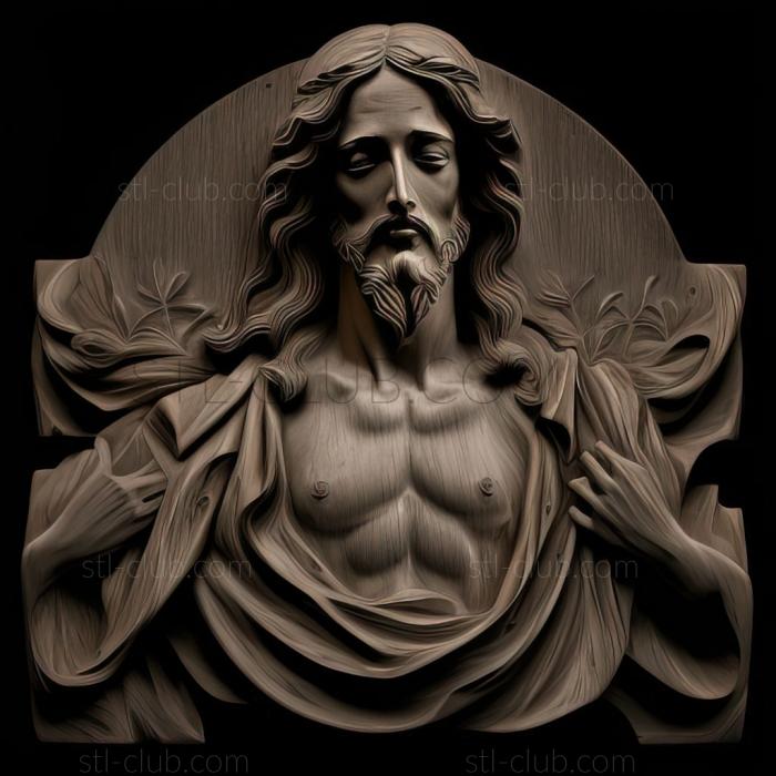 3D model st jesus (STL)